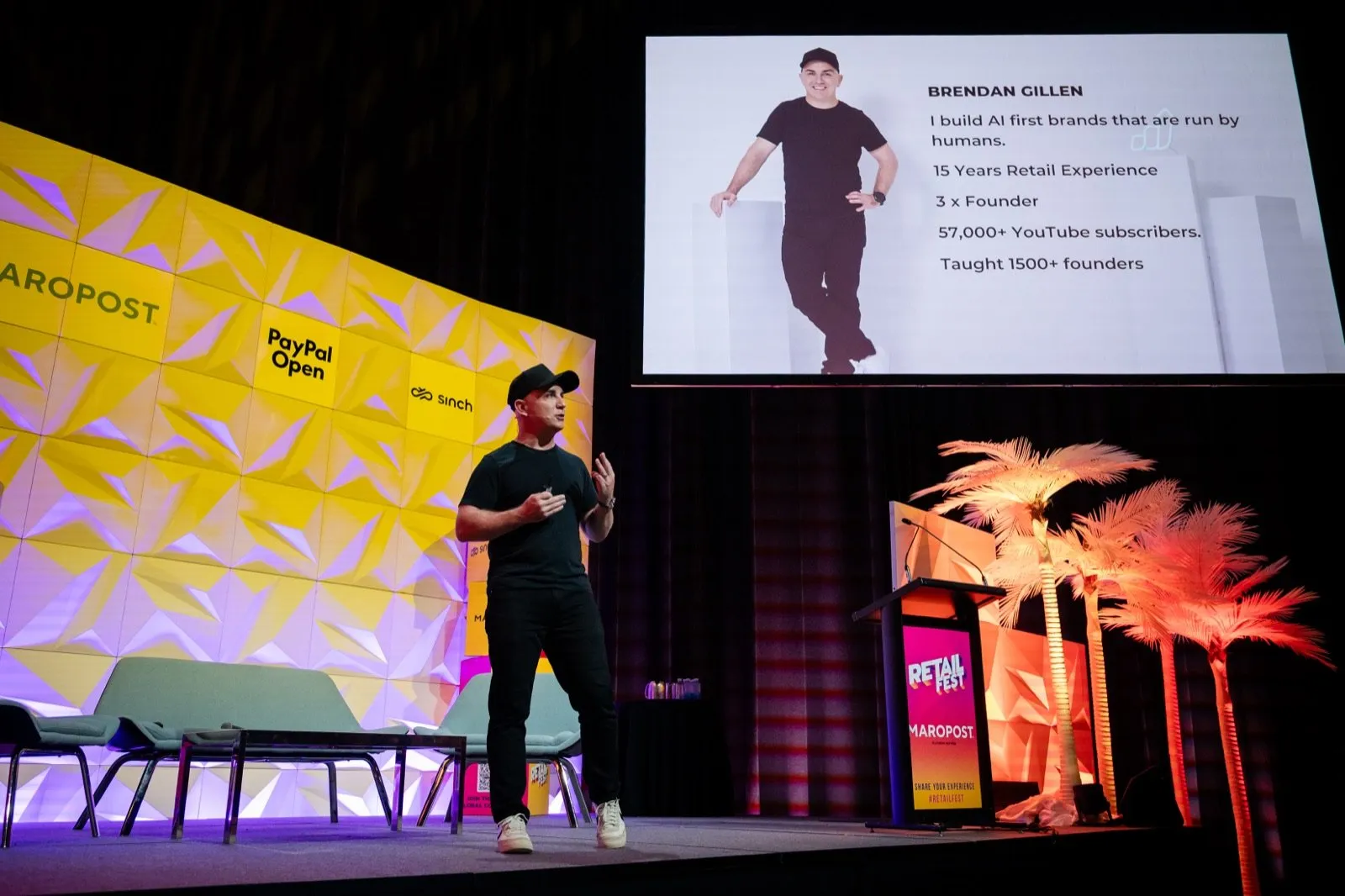 Brendan Gillen keynoting at Retail Fest